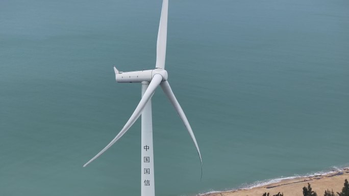 海南东方滨海风力发电4K