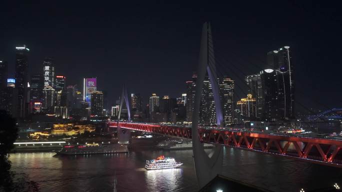 重庆夜景城市风光