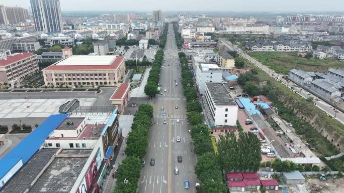 朔州朔城区鄯阳街4k航拍