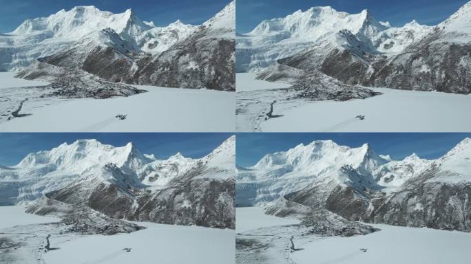 萨普冰川 西藏 那曲 比如县