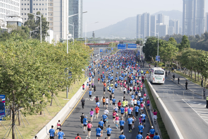 2023年11月深圳南山半程马拉松合集