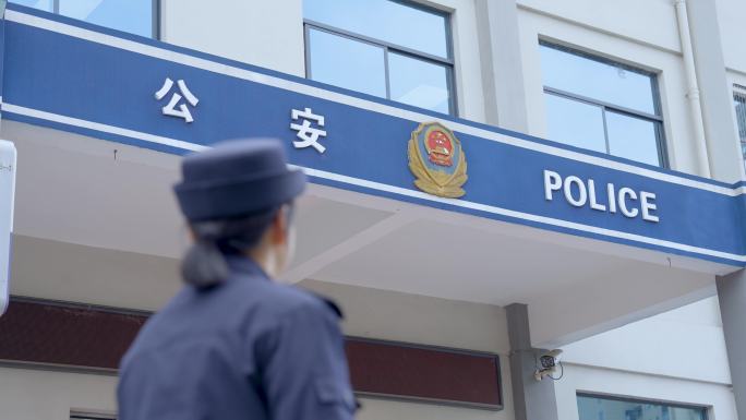 仰望警徽 公安警察信仰 警察意象性镜头