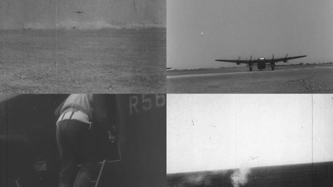 二战时期英军空军作战训练影像