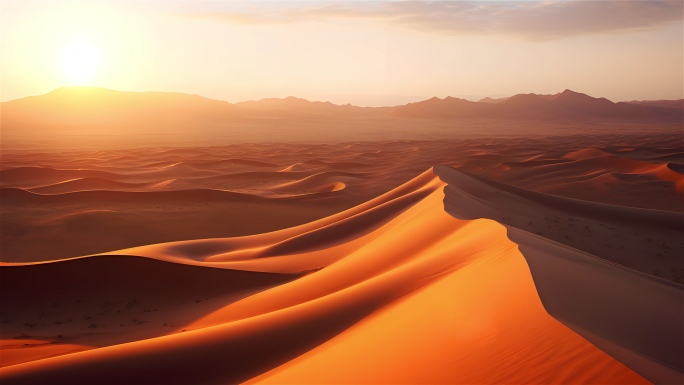 沙漠风光 一带一路 沙漠骆驼 丝绸之路
