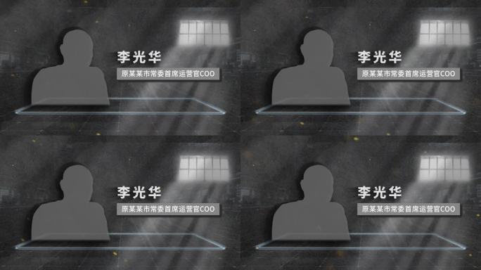 反腐 警示 纪委嫌疑人介绍AE模板