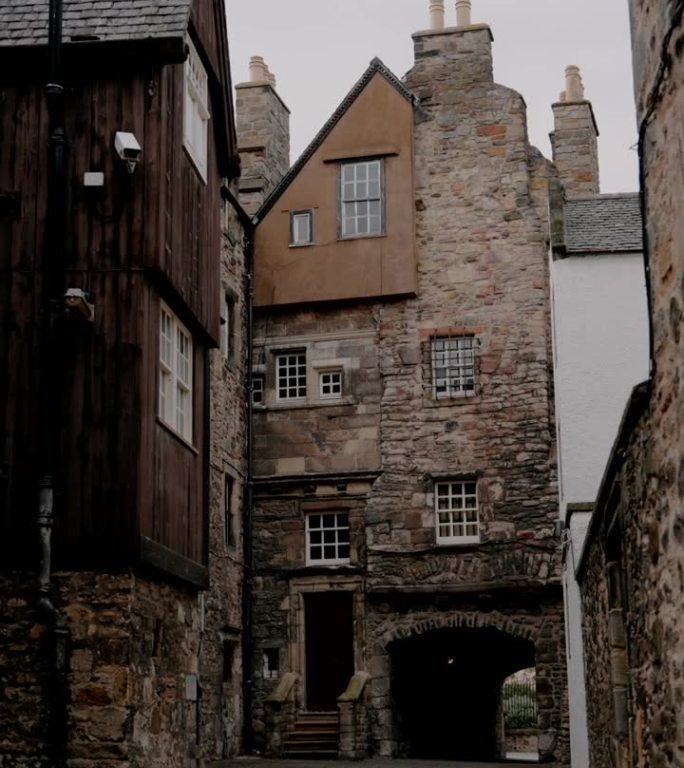 爱丁堡古老的石头建筑