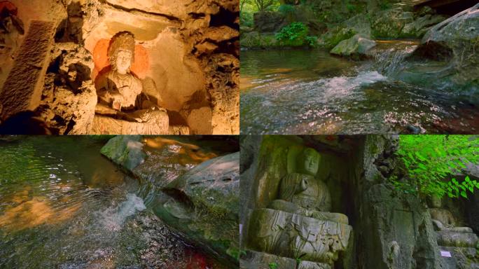 杭州灵隐寺飞来峰景区石刻造像10