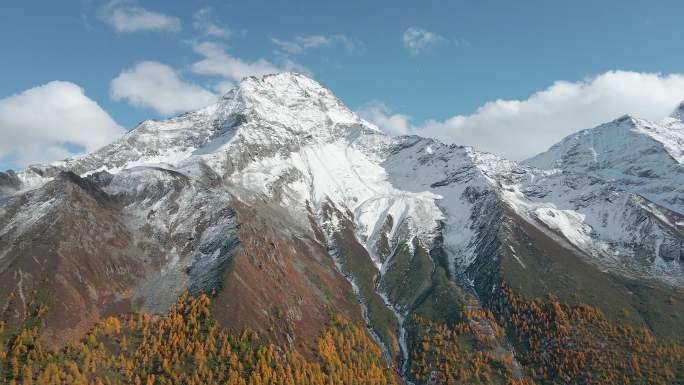 结斯沟雪山4K航拍