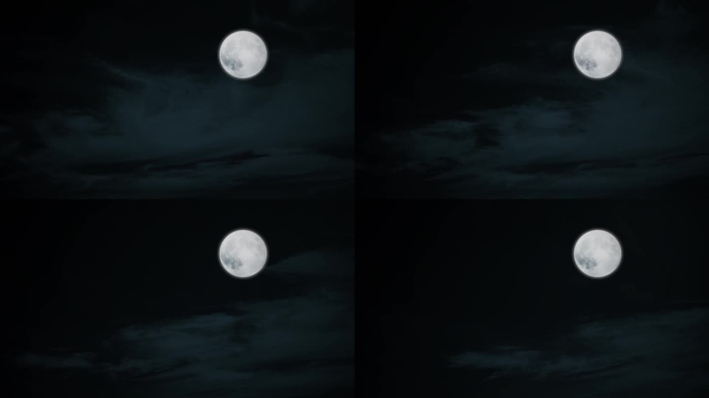 月亮流云