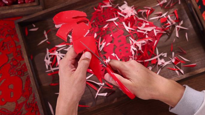 传统手工艺  春节 手工 剪纸