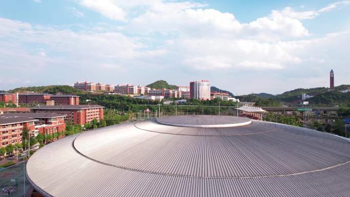 花溪大学城贵州财经大学校园4K