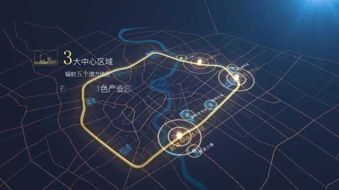 原创上海科技区位地图