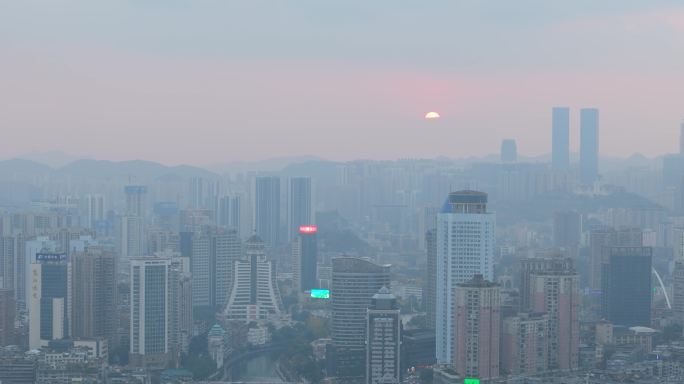 贵阳东山寺视频素材