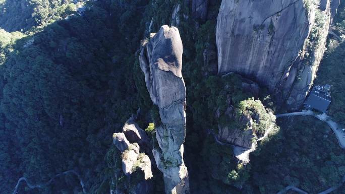 江西 三清山 女神峰 蟒蛇出山 航拍