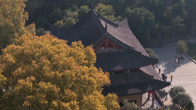 航拍洛阳白马寺