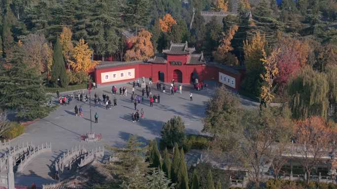 航拍洛阳白马寺