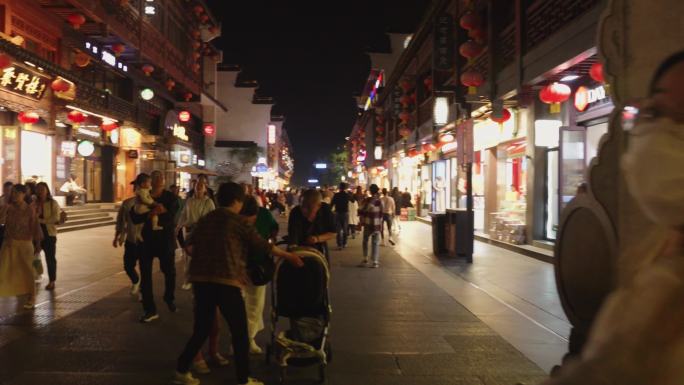 南京夫子庙步行街夜景