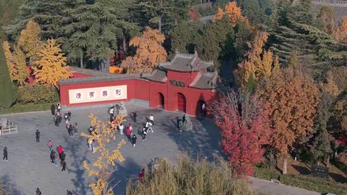 航拍洛阳白马寺