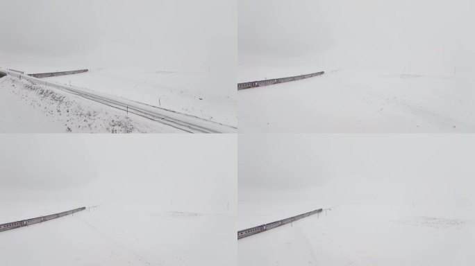 东方快车(Dogu Ekspresi)在冬季摄影，卡尔斯土耳其(土耳其)