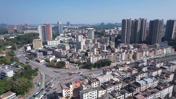 深圳市龙华区观澜街道松元厦社区大景航拍