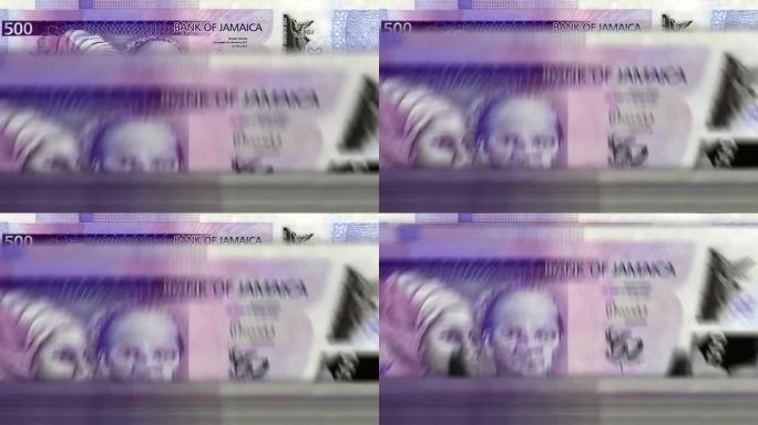 牙买加美元数钞机停机循环