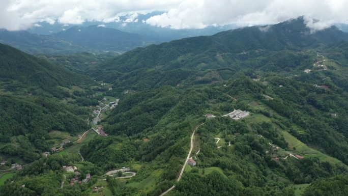 秦岭山脉航拍