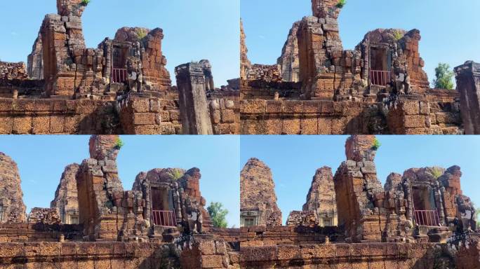 东梅汶山寺庙是为了纪念湿婆神而建造的，是高棉文明的一座寺庙，位于柬埔寨吴哥的领土上。