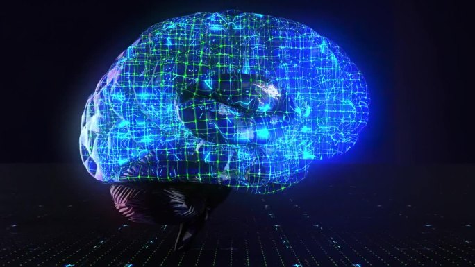 人工神经大脑正在形成，代表概念上的人工智能