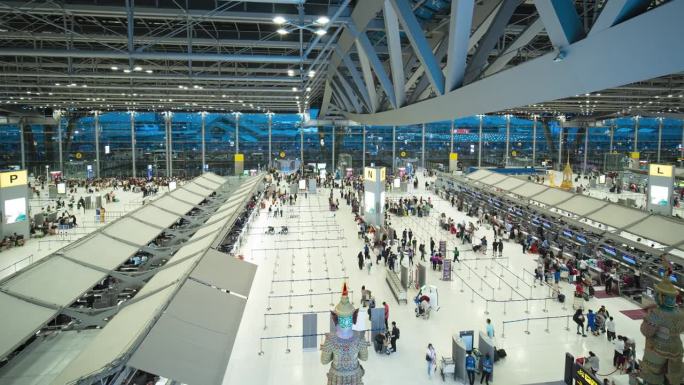 延时旅客，旅客，旅客大厅值机设置，等待航班