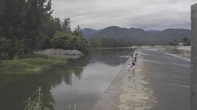 城固五门堰遗址风景