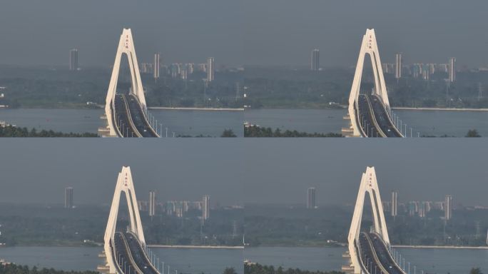 文昌清澜大桥航拍4k视频
