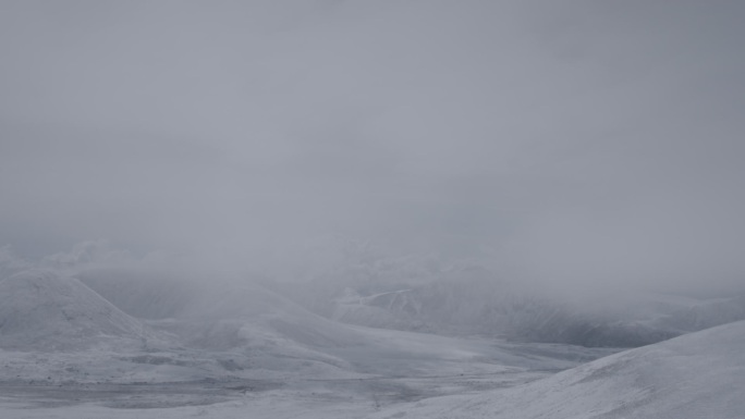 雪山延时摄影