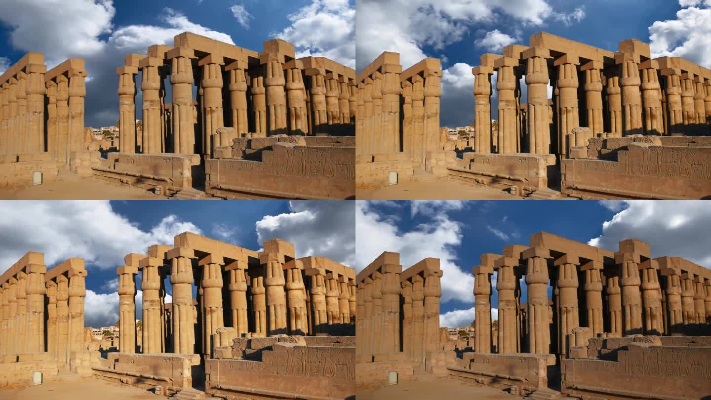 卢克索神庙，阿蒙-拉的中心神庙，卢克索，埃及