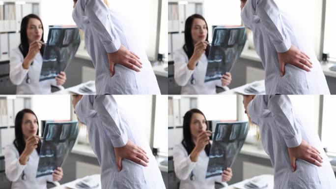 外科医生对背部和关节疼痛患者的体格检查