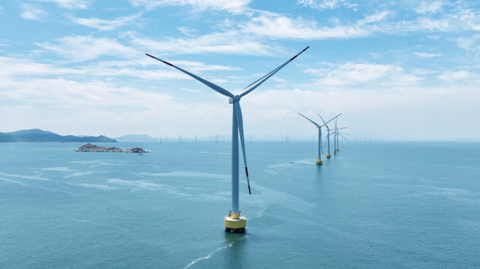 新能源 海上风电 大风车