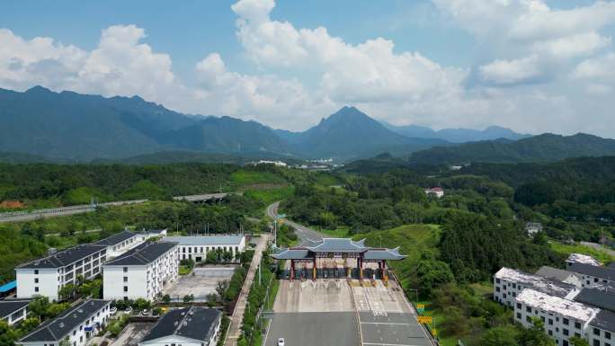 资溪高速口延迟航拍大景