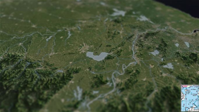 巢湖地形图