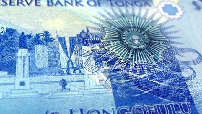汤加汤安岛10张钞票，汤安岛10张钞票，汤安岛10张钞票，汤安岛10张钞票，汤安岛10张钞票的特写和