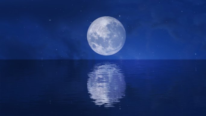 月有阴晴圆缺 周期 海上月光 月亮 明月