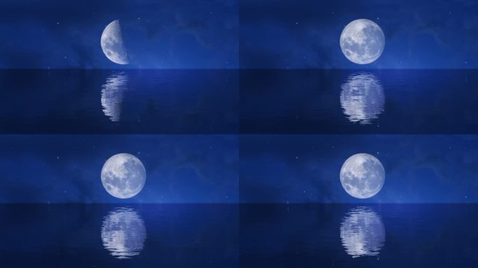 月有阴晴圆缺 周期 海上月光 月亮 明月