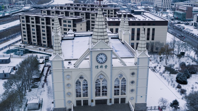 【高清6K】葫芦岛城市建筑航拍