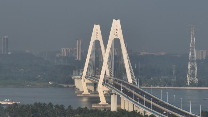 文昌清澜大桥航拍4k视频