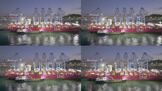 港口集装箱船