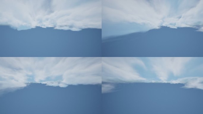 4k云层云海体积云穿梭②