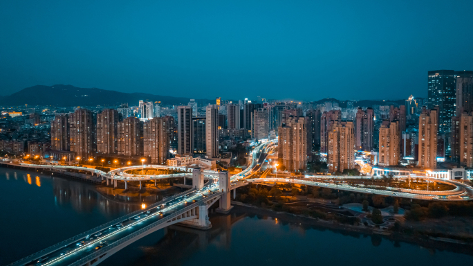 田安大桥夜景延时 泉州延时 泉州夜景