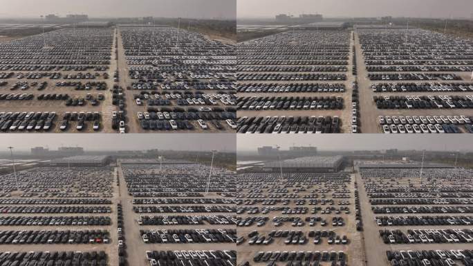 长安福特汽车杭州分公司新车停车场
