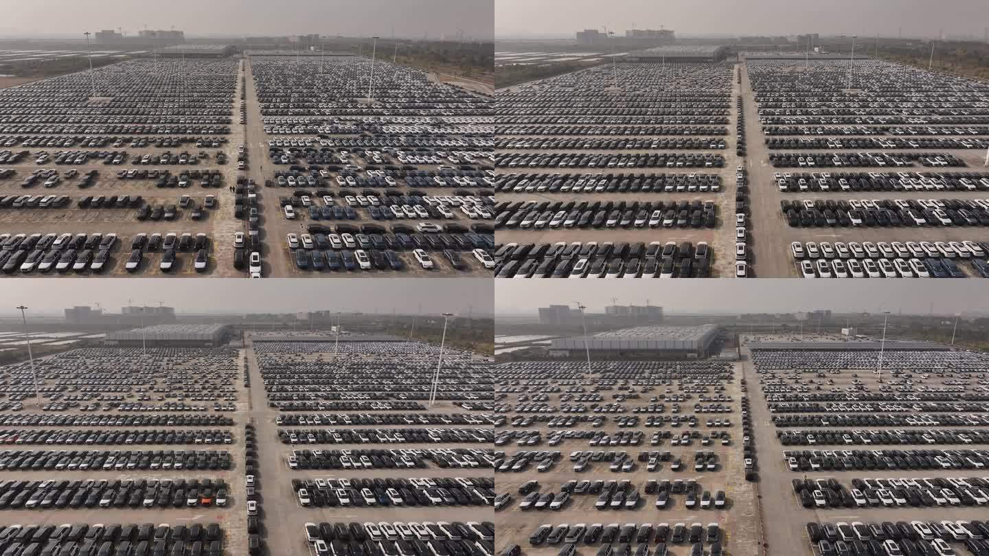长安福特汽车杭州分公司新车停车场
