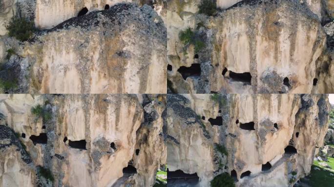 岩石上雕刻的历史文物的4k分辨率视频