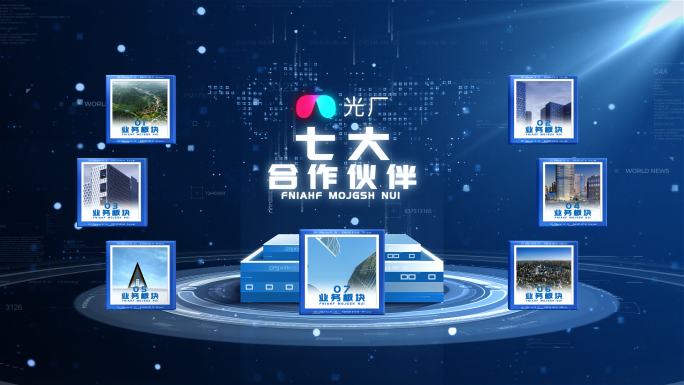 科技合作伙伴图文7分类