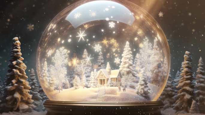 圣诞玻璃球背景